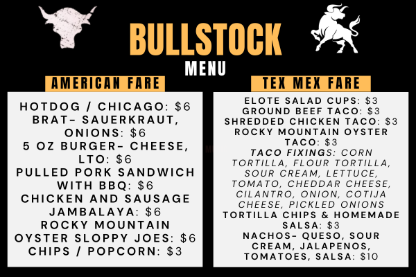 Bull Stock Menu